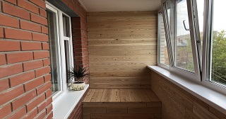 Отделка, остекление, утепление балконов в Севастополе от 210 руб. м/2.